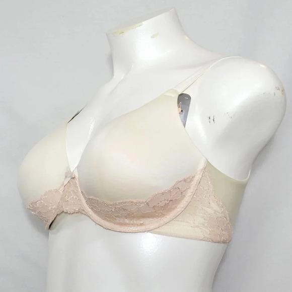 36DD Maidenform 9447 Comfort Devotion Custom Full Fit Underwire Bra Ivory  New w - Picture 2 of 4